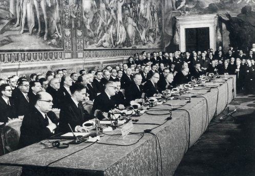 2ème étape Le traité de Rome et la signature de la CEE et de