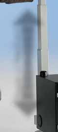 Système électrique de réglage en hauteur Screencart avec réglage en hauteur électrique Pour les téléviseurs d une largeur de 42" à 50".