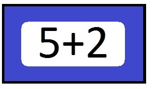 ANALYSE DE SUPPORTS ADAPTES MEMORISER LES RELATIONS 5+N Principe du jeu : le meneur de jeu montre une image et annonce la couleur et le calcul (par exemple «5 et 1 bleu» ).