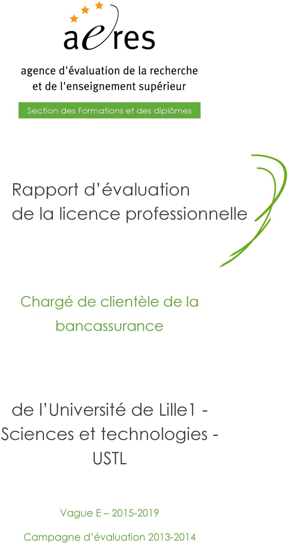 bancassurance de l Université de Lille1 - Sciences et