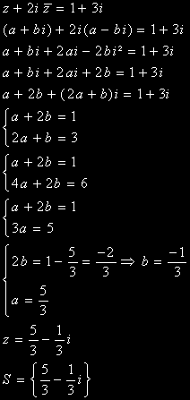 Résolution d'un équation du second degré à coefficients réels dans l'ensemble des nombres complexes Méthode pour résoudre l'équation a z² +b z + c = 0 dans l'ensemble des nombres complexes (ou a, b,