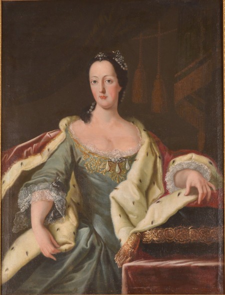 Quelques-unes des œuvres exposées Au Musée Charles de Bruyères Anne-Charlotte de Lorraine par Jean Girardet, 1745 Hôtel