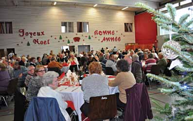 Geud actus (suite) Le service en action Fête des séniors Le 9 décembre dernier, 2 e dimanche de l Avent, a été celui du traditionnel repas des séniors.