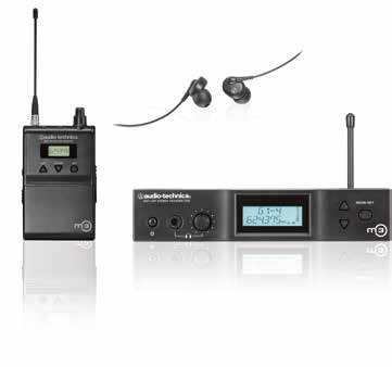 système de retour personnel sans fil m3 M3R récepteur EP3 in-ear M3T émetteur Le système de retour personnel d Audio-Technica M3 offre une large gamme des fonctionnalités des systèmes de retour