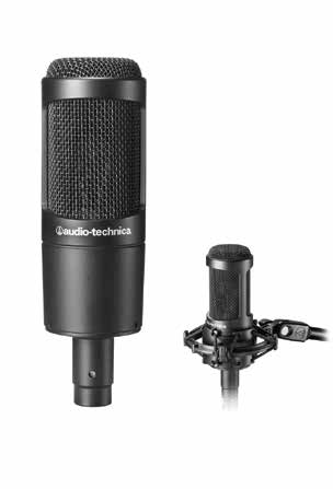 20 series microphones de studio AT2035 Conçu pour la prise de son en direct et l enregistrement en studio, que ce soit en professionnel ou en amateur, l AT2035 offre un rendu sonore détaillé avec un