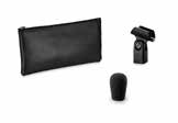20 series microphones de studio AT2031 Accessoires inclus : Pince AT8405a; bonnette; pochette de protection.