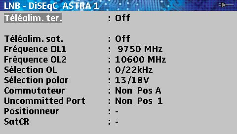 16.3 Bande terrestre + satellite (STM45-STM47) Les STM45 et STM47 reprennent toutes les fonctionnalités des chapitres 16.1 et 16.2.