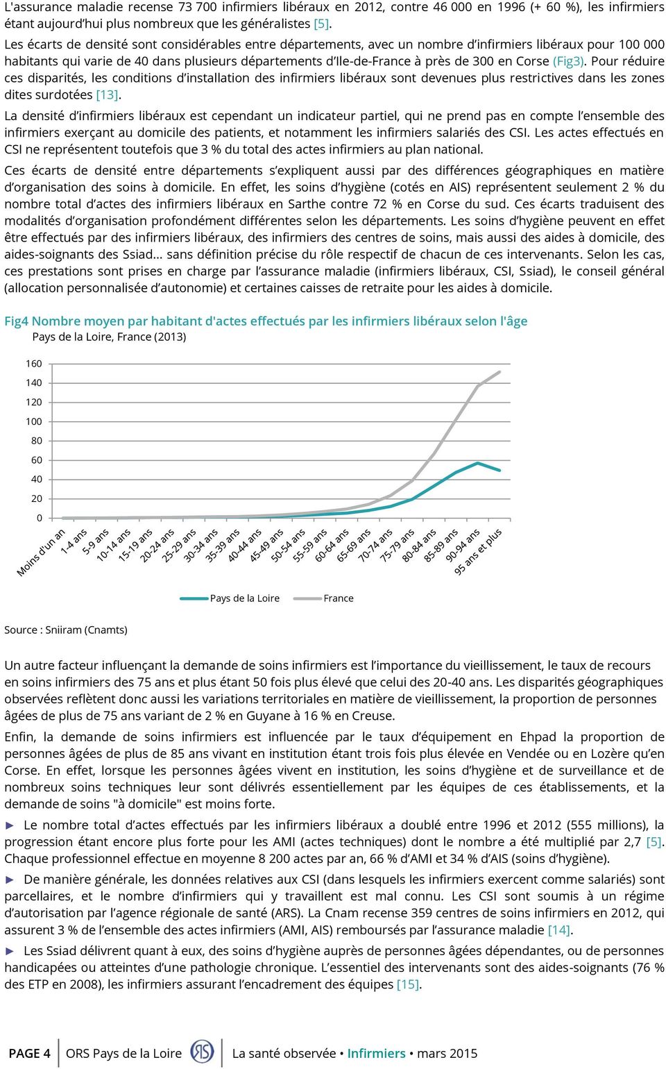 Corse (Fig3). Pour réduire ces disparités, les conditions d installation des infirmiers libéraux sont devenues plus restrictives dans les zones dites surdotées [13].
