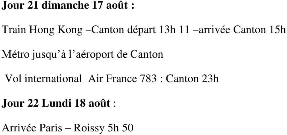aéroport de Canton Vol international Air France 783 :