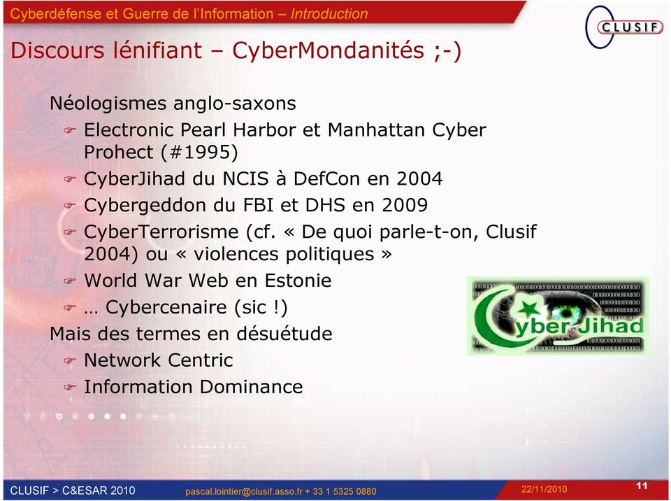 2009 CyberTerrorisme (cf.