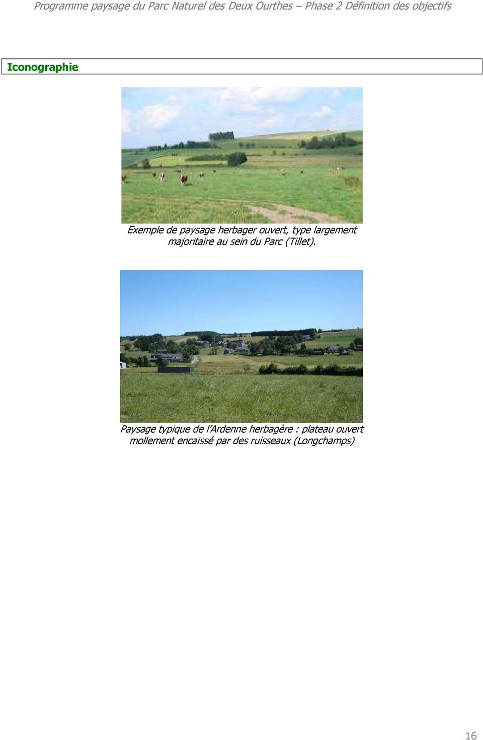 Paysage typique de l Ardenne herbagère : plateau