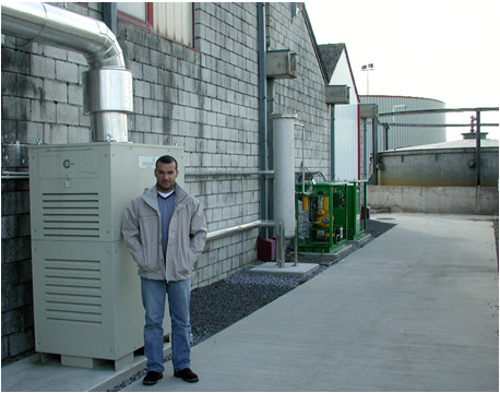 Exemples d unités de cogénération - turbines Micro turbine 30 kw é (biogaz à Marche) www.turbomeca.