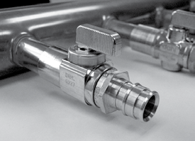Collecteur PEHD sans robinet Les collecteurs PEHD sont disponibles en formats 51 mm, 76 mm et 102 mm (2, 3 et 4 ).