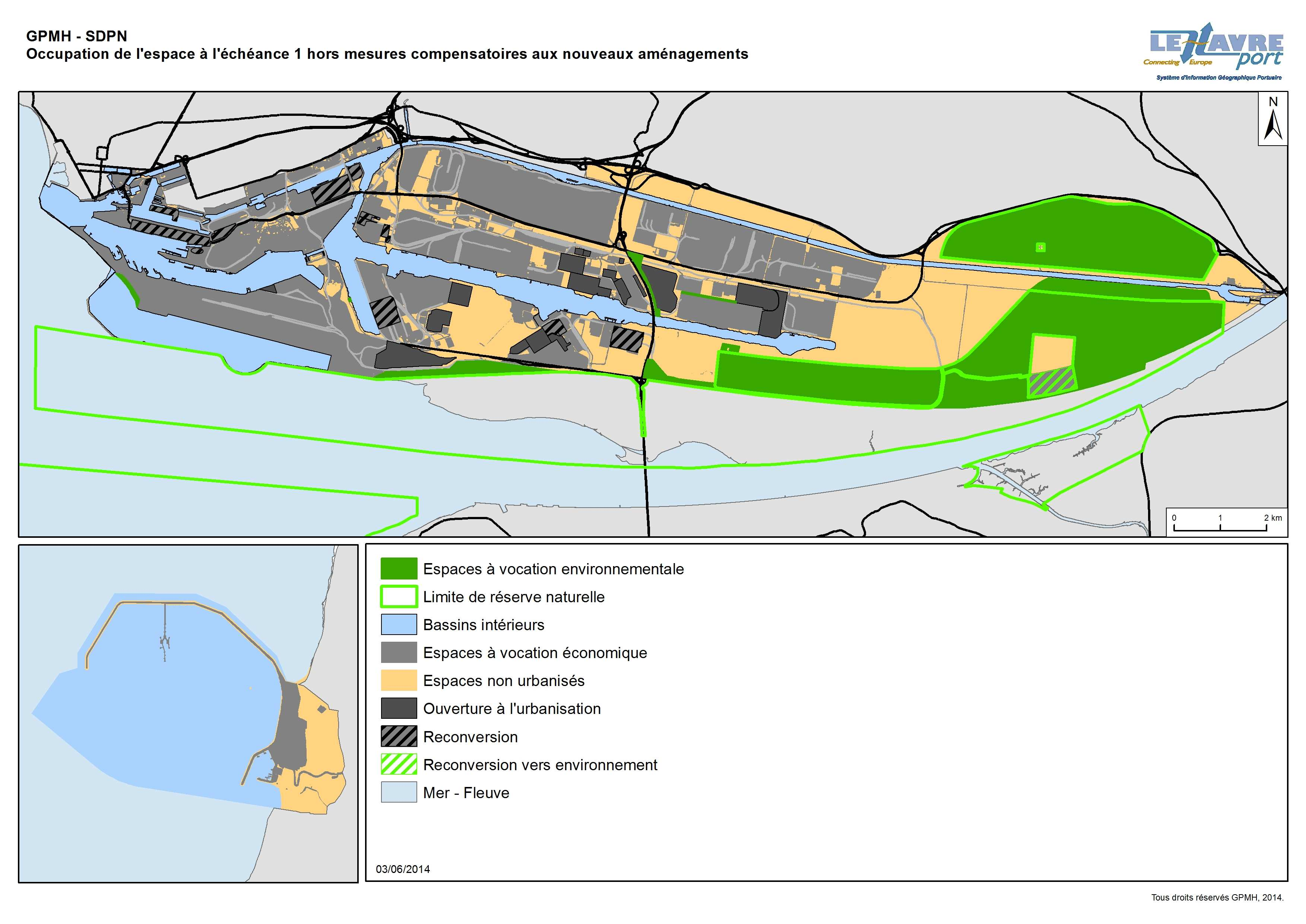 Ports Maritime, il ne peut pas être totalement exclu que certains aménagements envisagés à échéance 2 (au-delà du présent projet stratégique voir rapport environnemental) soient réalisés au cours de