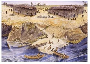MODE DE VIE SE LOGER 0,10 Les Iroquoiens vivent dans des maisons longues Ce peuple sédentaire reste sur place durant dix, quinze ou vingt ans, tant que la terre produit suffisamment de nourriture.