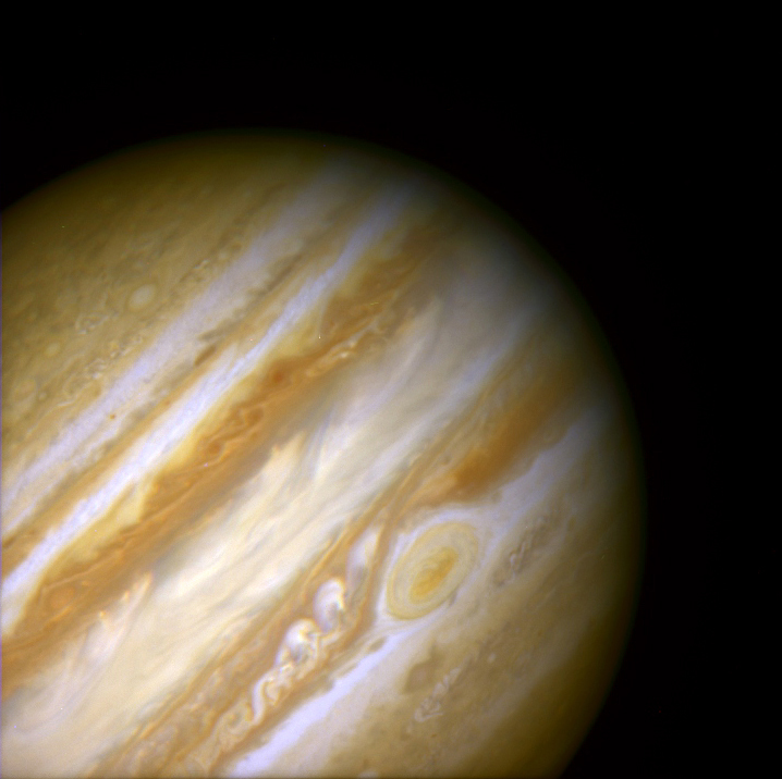 I Origine de l'atmosphère/3 Vitesse de libération et masse d'une planète/c Conclusion Jupiter exemple d'une planète massive