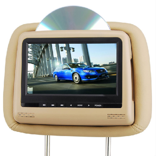 Appui-tête auto MP4 - lecteur DVD - jeux - Modèle CARH739 Référence CARH739 Cet appui-tête pour voiture (modèle CARH739) permet aux passagers arrières de regarder un film Divx ou MP4, regarder un