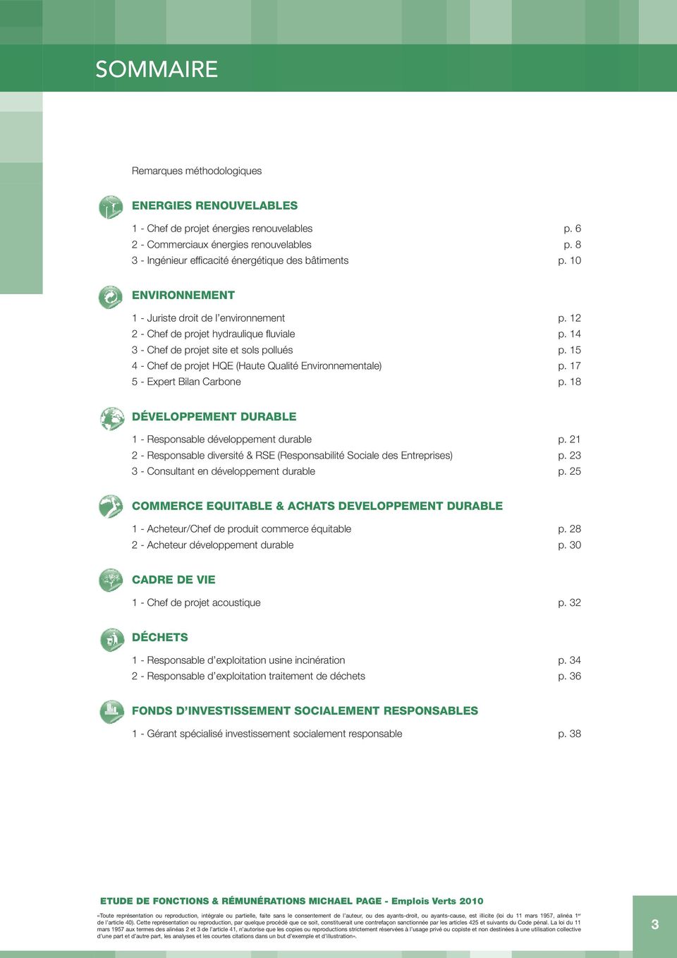 14 3 - Chef de projet site et sols pollués p. 15 4 - Chef de projet HQE (Haute Qualité Environnementale) p. 17 5 - Expert Bilan Carbone p.