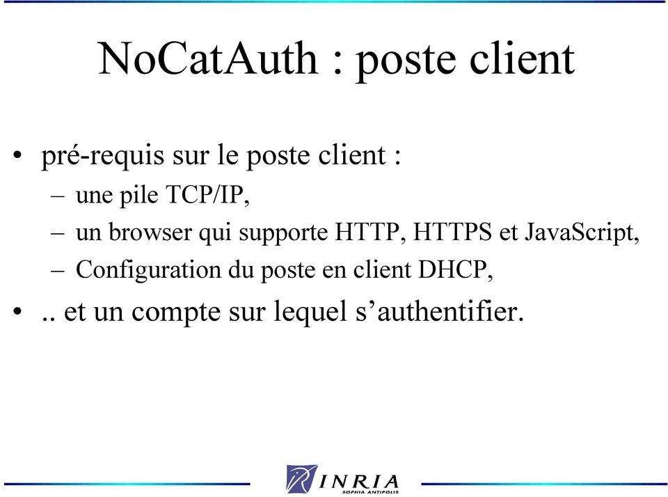 HTTP, HTTPS et JavaScript, Configuration du poste