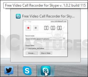 2. Dans Skype, lancez une conversation vidéo avec un correspondant. 3. La vidéo commence alors. 4.