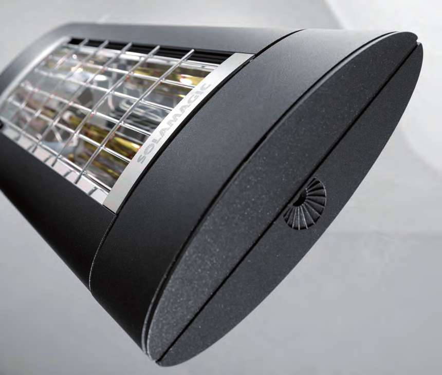 CHALEUR - TOUJOURS EXACTEMENT LÀ OÙ VOUS LE DÉSIREZ! Design sophistiqué avec la technologie plus efficace. Le radiateur de chaleur S1 Solamagic Efficace et confortable.