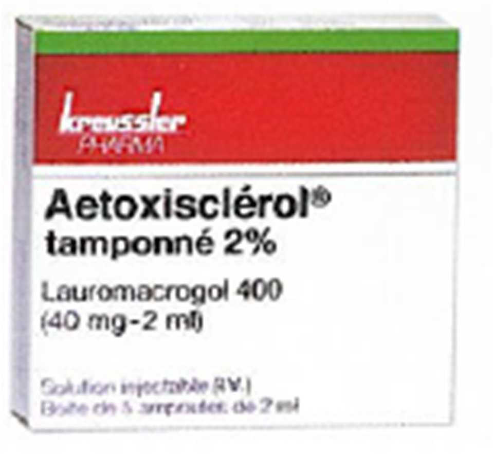 Aetoxisclérol tamponné 2% et 3% solution injectable (IV) en ampoule - PDF  Free Download