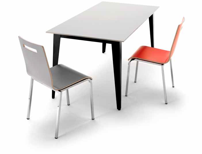 ART 380 Table rectangulaire avec patins réglables