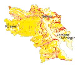 Les échelles d évaluation et de cartographie de l aléa En région Provence-Alpes-Côte d Azur, les cartographies de l aléa mouvements de terrain existantes sont établies à des échelles variant du 1/500