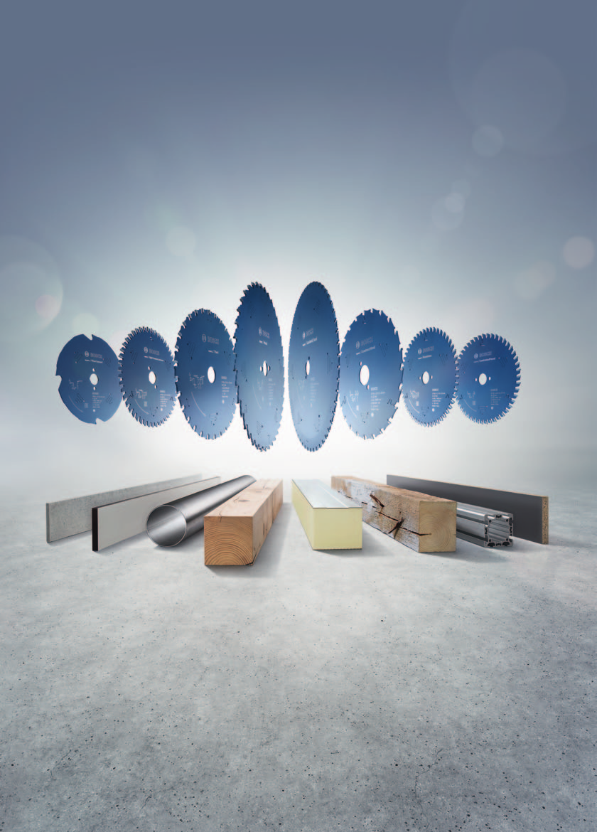 Bosch : Des solutions pour des coupes parfaites La gamme