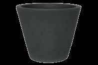 Pflanztopf "Jazz" grau Pot pour plantes "Jazz" gris Vaso per piante "Jazz" grigio Aussenmass Dimensions extérieures Diametro esterno 630245100 40 33 0.94 1 42.00 N 630246100 48 40 1.88 1 59.