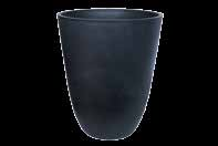 00 N 6JPOQGE*baeadi+ Pflanztopf "Roviano" black Pot pour plantes "Roviano" black Vaso per piante "Roviano" black Aussenmass