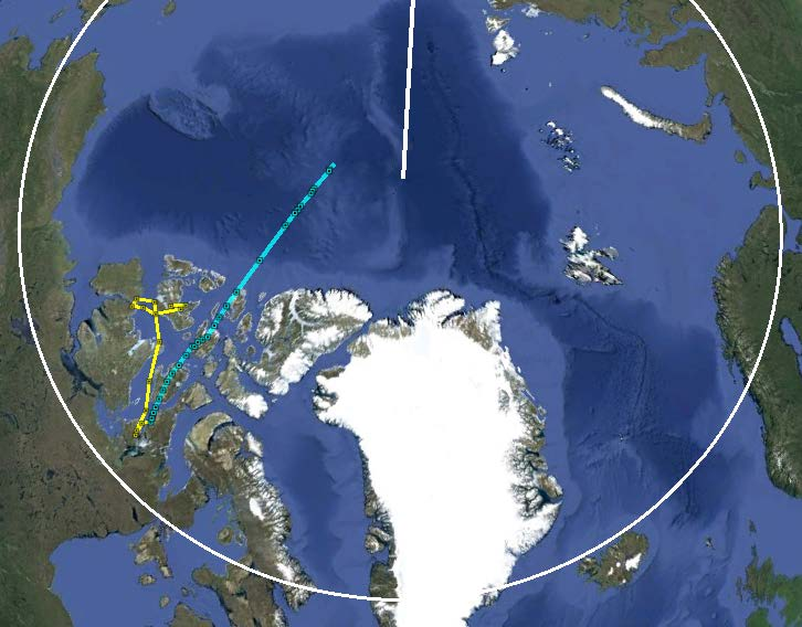 L'HYPOTHÈSE DE L'EXPANSION OCÉANIQUE : ARGUMENT MAGNÉTIQUE Pôle Nord géographique Pôle Nord magnétique 2000 km Vous pouvez mesurer la distance entre deux points de la carte en utilisant l'outil règle