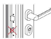 Ne pas ouvrir les portes à deux vantaux par le vantail secondaire (à l exception des portes anti-paniques totales).