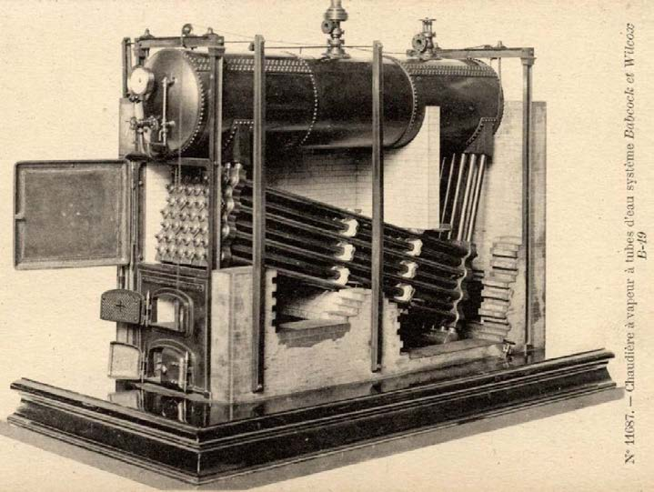 New-York Londres - La Courneuve, la progressive implantation de Babcok et Wilcox en France (1856-1898) La chaudière industrielle multitubulaire à eau Babcock et Wilcox est d origine américaine.