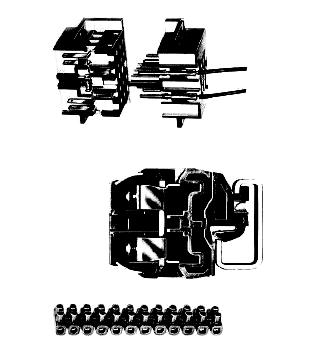 c) Connecteur à visser. ( voir figure 6.4) VII - Méthode de fixation des câbles Figure 6.