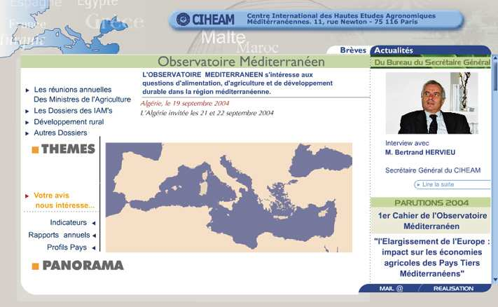 Un observatoire méditerranéen, une réflexion prospective permanente IAM.M www.