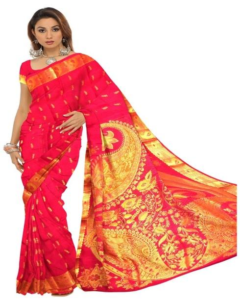 Hindouisme Sari Vêtement traditionnel porté par les femmes mariées.