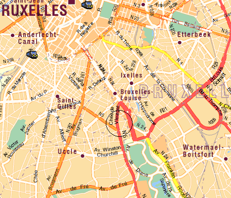 1. Situation géographique : L internat a son siège à Ixelles, à deux pas du Quartier Louise,et possède un parc arboré en plein centre de la capitale de l Europe.