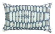 des coussins. Les plaids et couvre-lits Fidji en coton léger pour l été avec leurs micro motifs sont déclinés en 3 couleurs : lichen, acier et framboise.