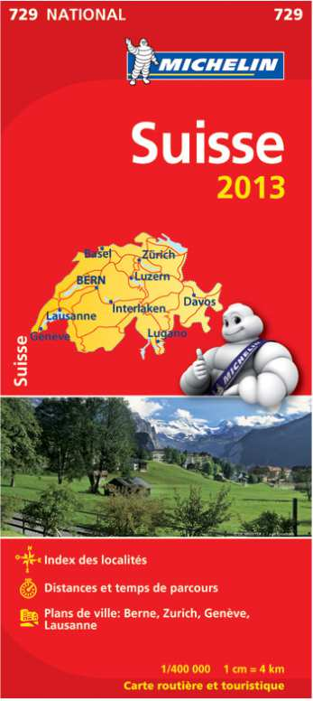 La carte routière MICHELIN Suisse nationale Présentation: Un voyage, ça se prépare: c est pourquoi la carte Michelin participe à vos déplacements et vos choix d itinéraires.