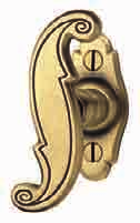 Les Classiques Bayeux Bouton sur platine Door knob on plate