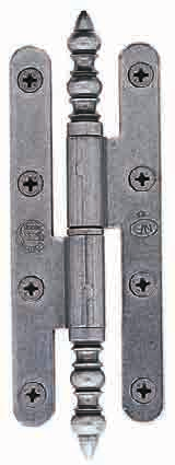 Accessoires Accessories Pentures en 4 mm pour gond de 14 Strap hinges (4 mm) for 14-mm
