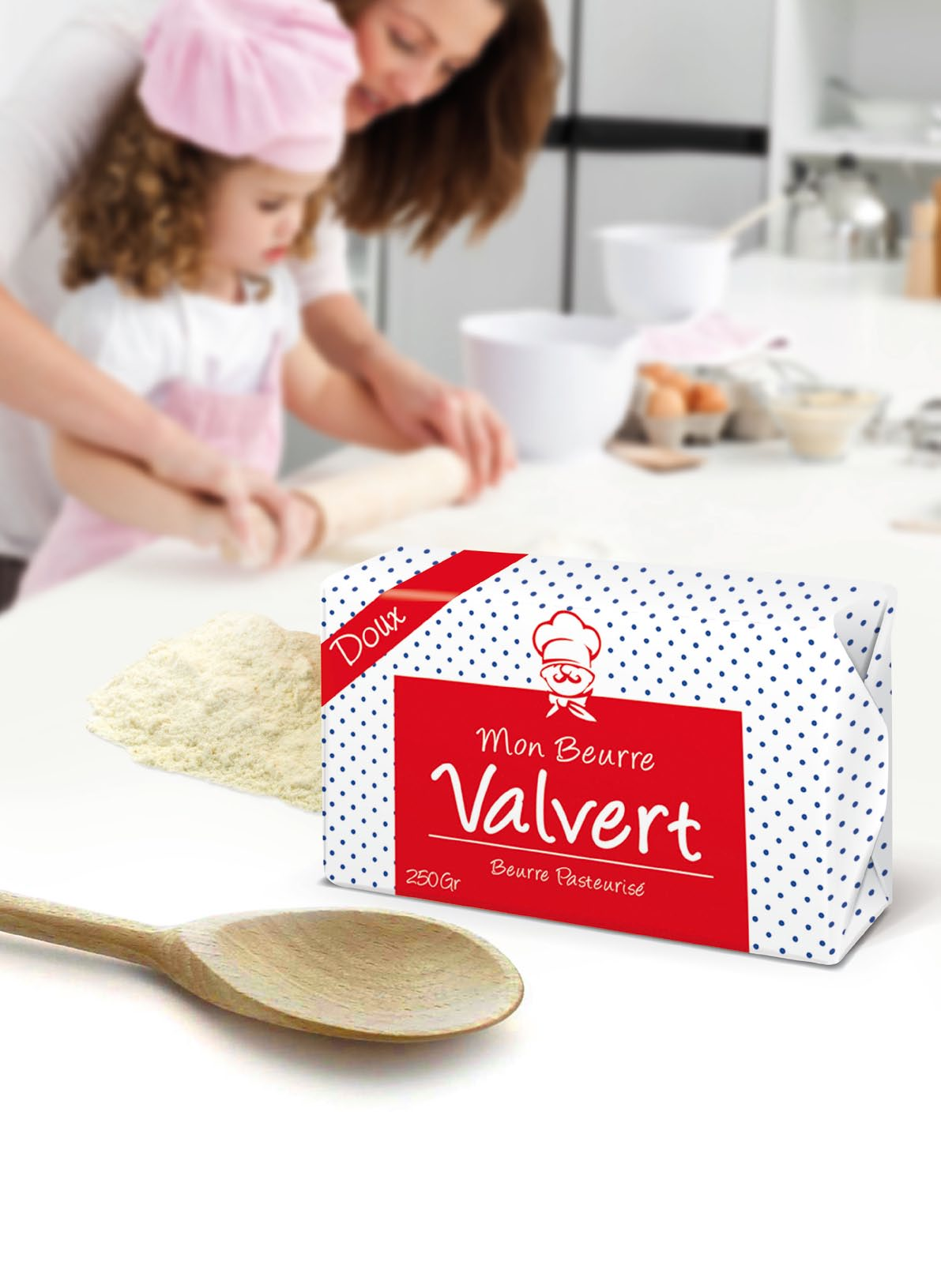 client : BEURALIA produits : Valvert, un beurre pasteurisé détail : création d un emballage pour un beurre demi-sel et doux de 250 gr 8 - concept «Mon