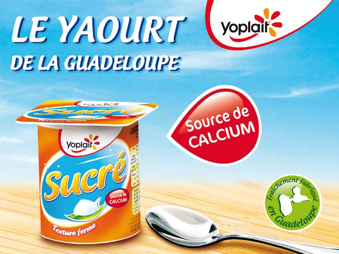 client : Antilles Glaces produits : Yoplait Yaourt Sucré, produit vendu aux Antilles détail :