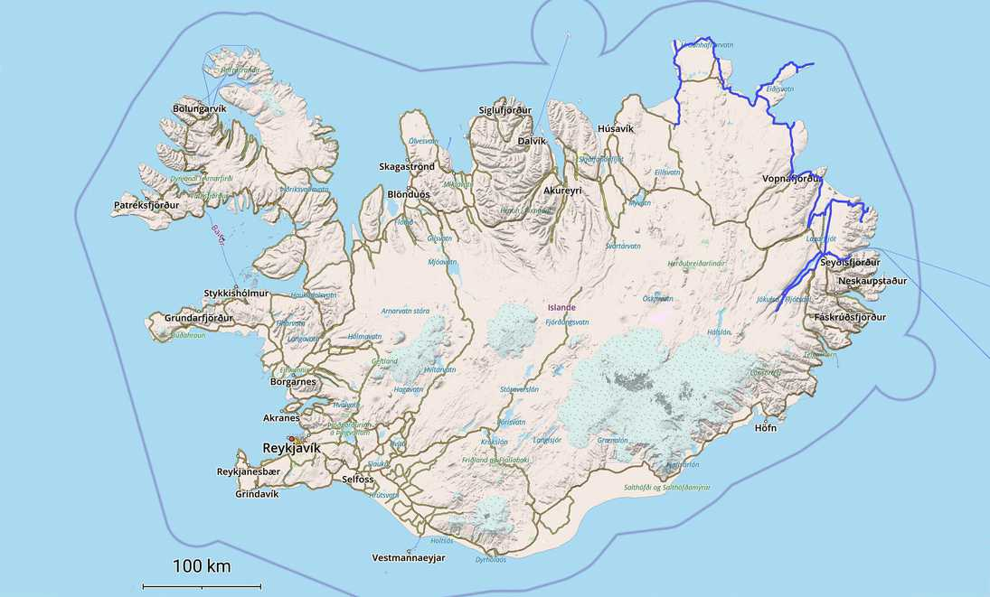 Nord Est de l'islande 16 au 22 juin RAUÐINÚPUR