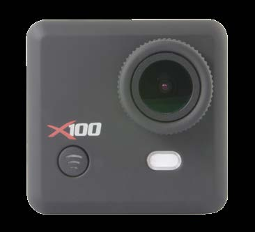 Régler votre caméra X100 Allumez la caméra - appuyez et maintenez le bouton POWER