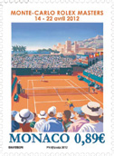 de 10 timbres avec enluminures Valeur faciale : 0,89$ 14 12 410 Monte-Carlo Rolex Masters TECHNIQUES Création : Andrew Davidson