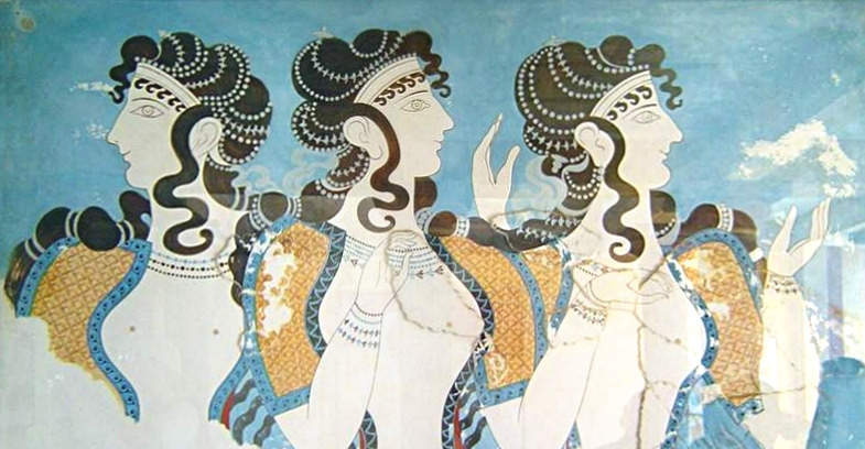 Des peintures murales de Cnossos L art