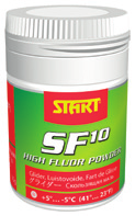 Utilisation des poudres fluorées START: Start SF10 / SF30 poudre fluorée Humidité supérieure à 75%.