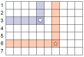 EG1 : se repérer et se déplacer dans l espace Repérer des cases On peut partager un plan (ou une carte) en bandes verticales et horizontales, qui se croisent en formant des cases.